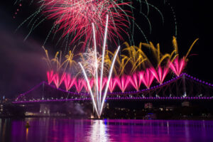 Riverfire Fireworks from Story Bridge Brisbane